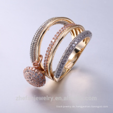 City Goldschmuck Online-Shopping-Ring-Mix mit CZ